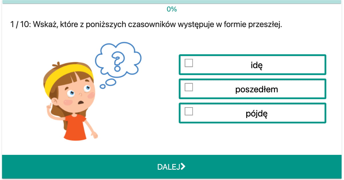 Quiz: Czas przeszły
