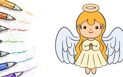 Nauka rysowania: Anioł