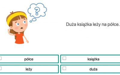 Quiz: Wskaż rzeczowniki w zdaniu