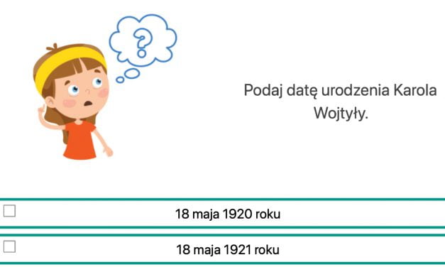 Zadanie: Lektura: Lolek. Opowiadania o dzieciństwie Karola Wojtyły