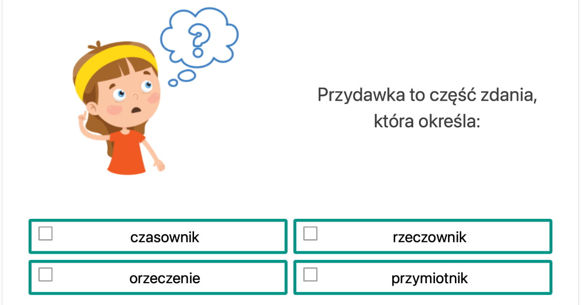 Quiz: Przydawka