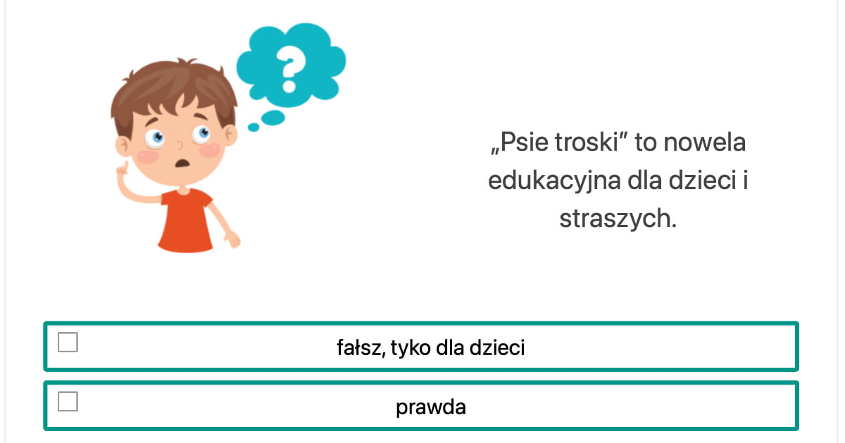 Quiz z lektury: Psie Troski – Tom Justyniarski