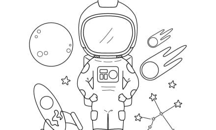 Kolorowanki online: Zawody: Astronauta
