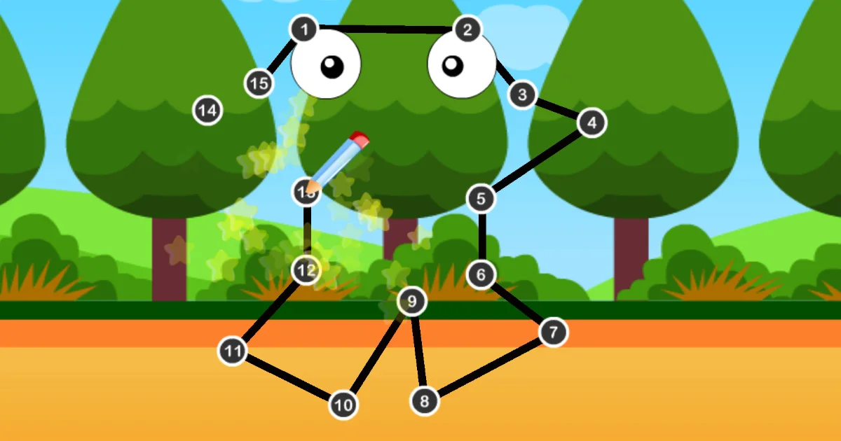 Gra online: Połącz kropki