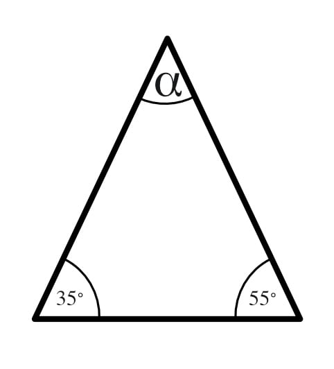 Zadanie: Miary kątów w trójkącie