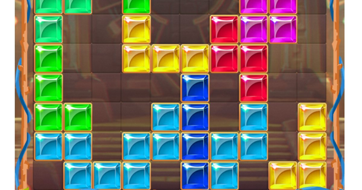 Gra online: Tetris / Aztec treasure
