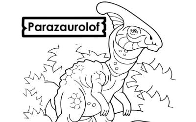 Kolorowanki online: Dinozaur: Parazaurolof