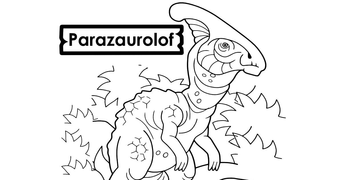 Kolorowanki online: Dinozaur: Parazaurolof