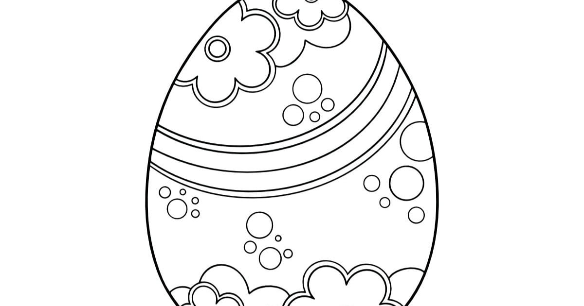 Kolorowanki online: Urocze pisanki wielkanocne