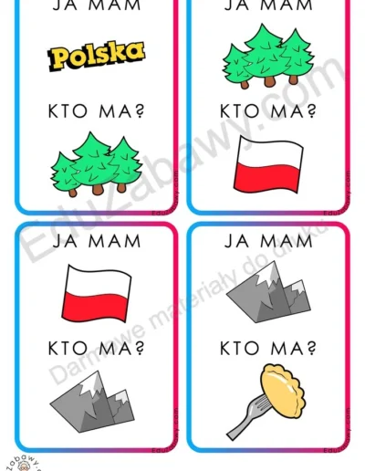 Karty pracy: Ja mam, kto ma: Patriotyczne 4