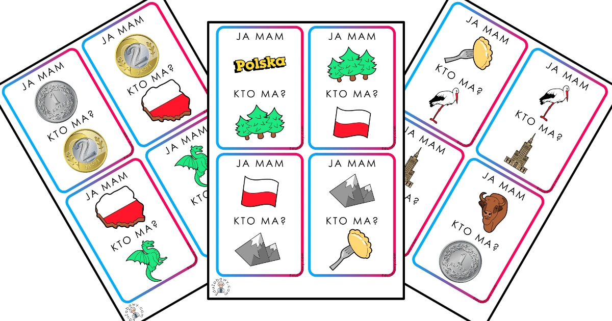 Karty pracy: Ja mam, kto ma: Patriotyczne