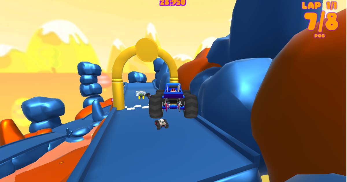 Gra online: Monster race 3D