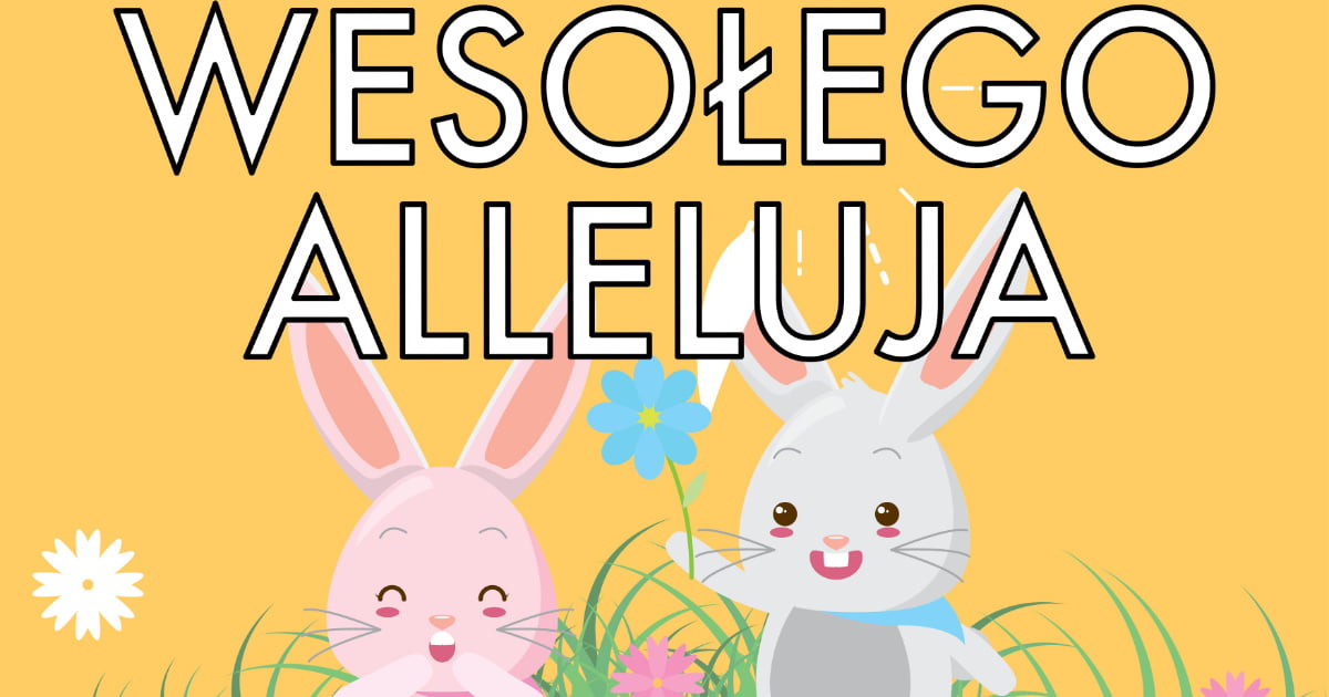 Plakat do druku: na Wielkanoc 3