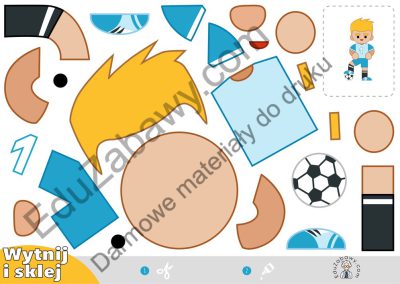 Karty pracy: Wytnij i sklej: Zawody 45