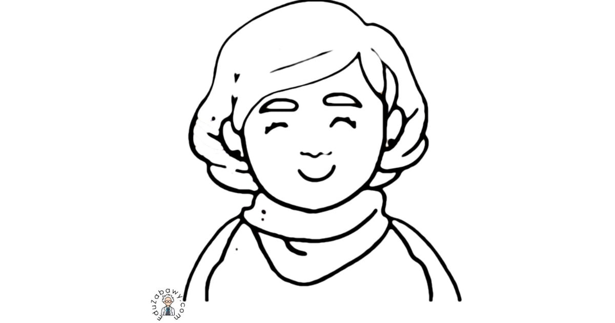 Kolorowanka online: Urocza Babcia