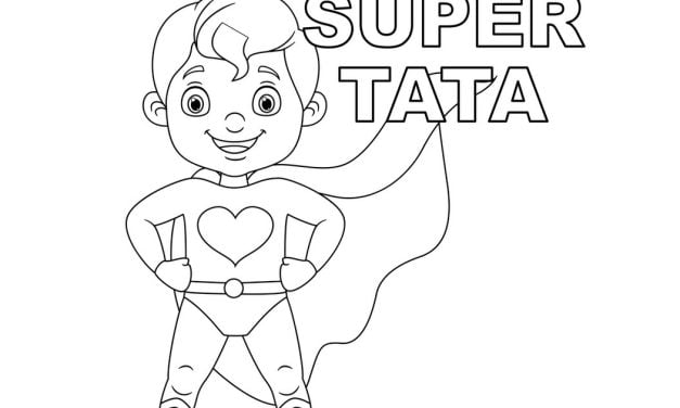 Kolorowanka online: Super Tata