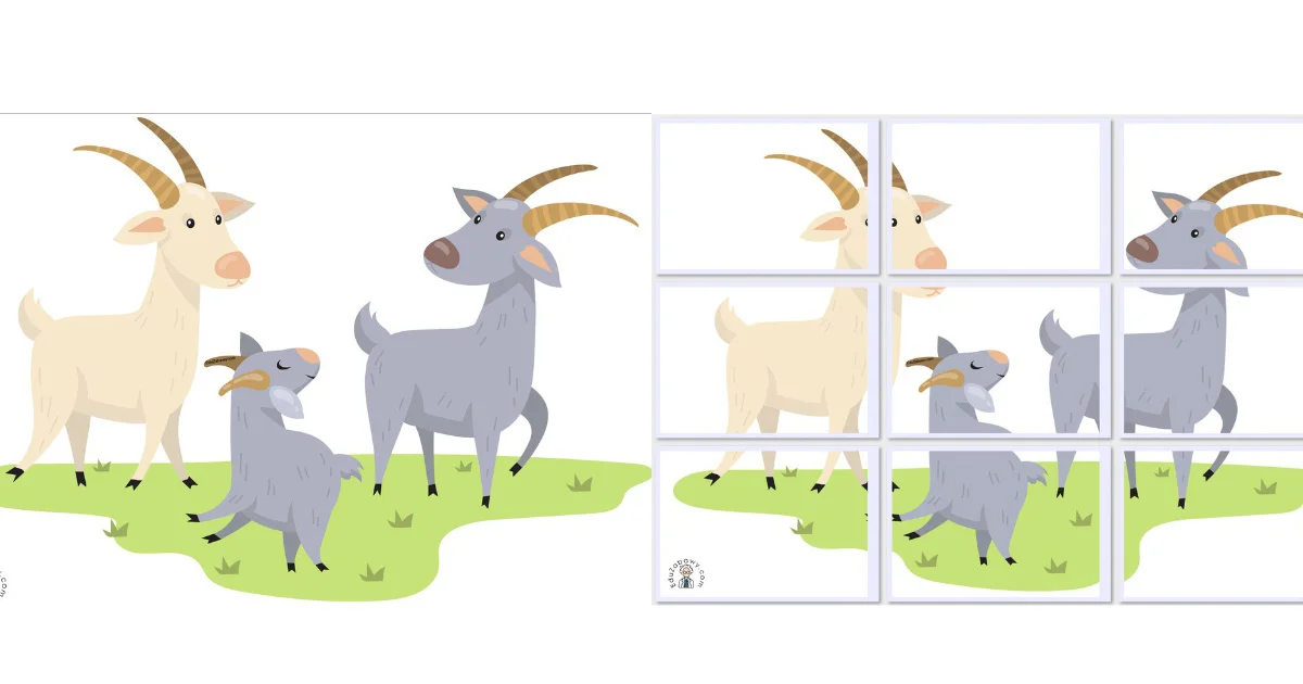 Dekoracje A4 i XXL: Kozy