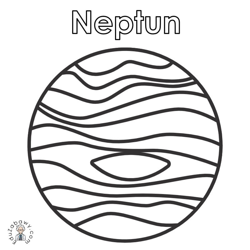 Kolorowanka online: Neptun