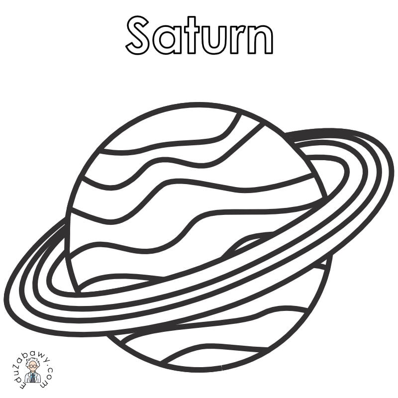 Kolorowanka online: Saturn