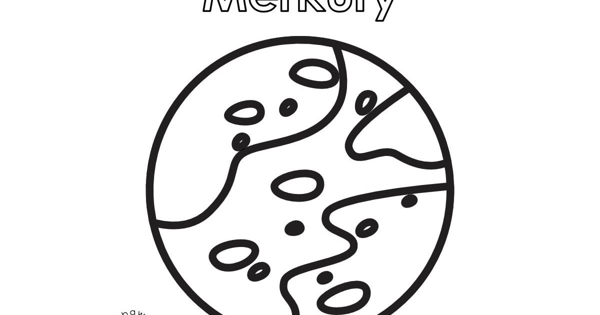 Kolorowanka online: Merkury