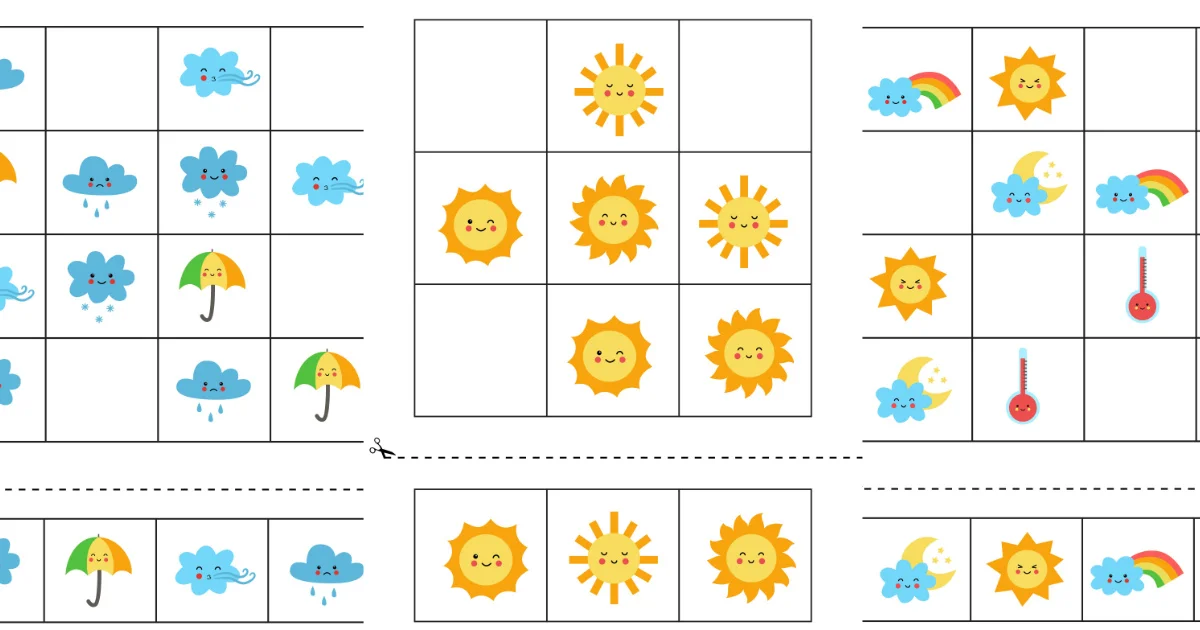 Karty pracy: Sudoku: Pory roku