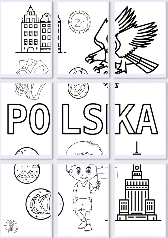 Kolorowanki XXL: Symbole Polski