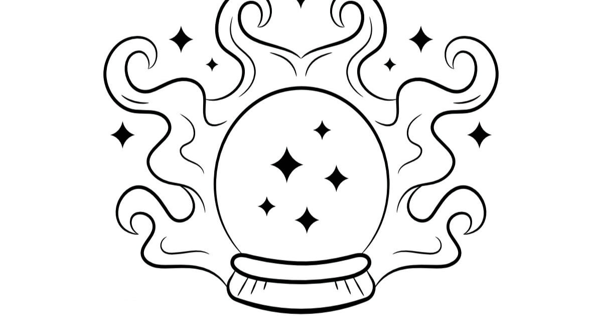 Kolorowanka online: Magiczna kula