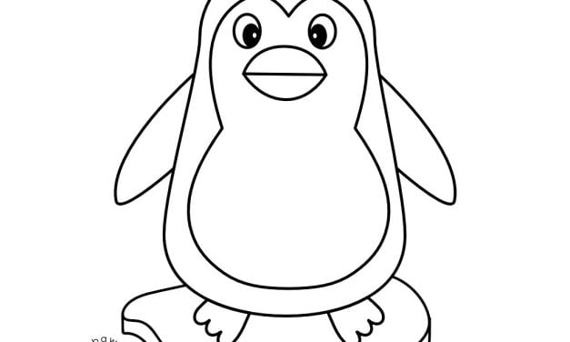 Kolorowanka online: Pingwin