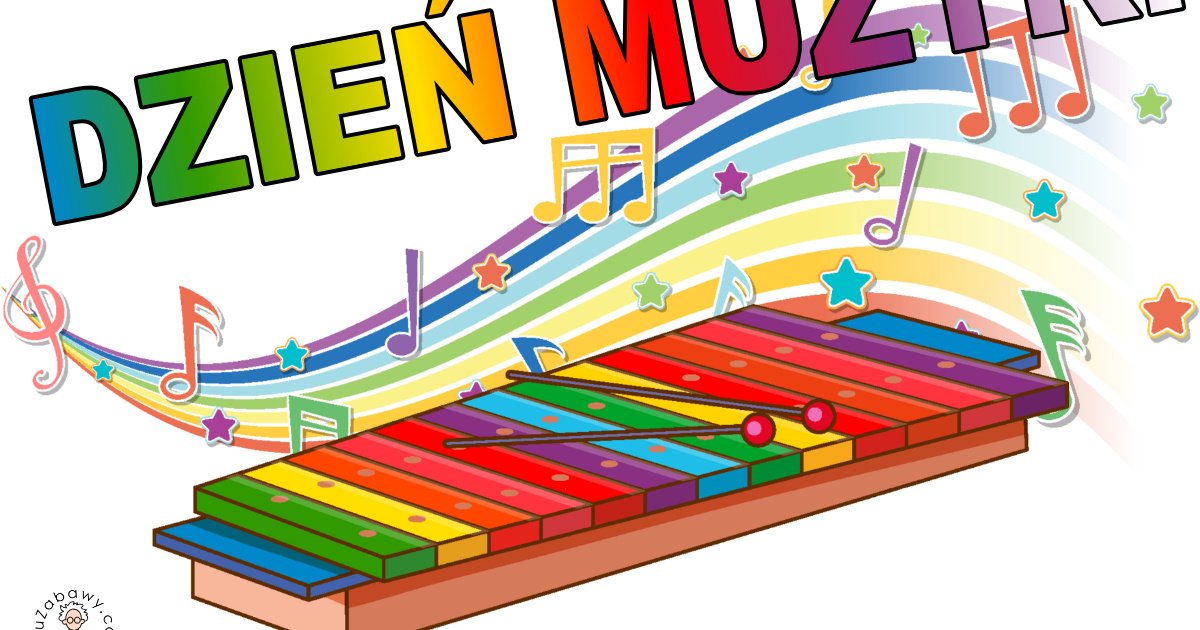 Plakat z cymbałkami