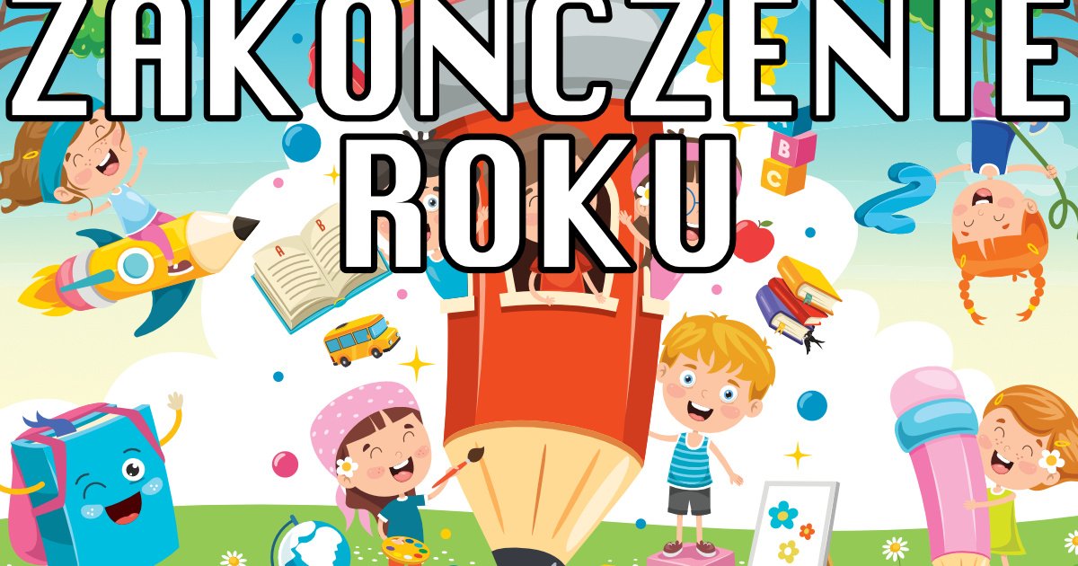 Plakat na zakończenie roku