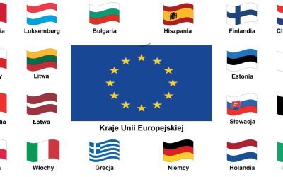Dekoracje XXL do druku: Flagi krajów Unii Europejskiej