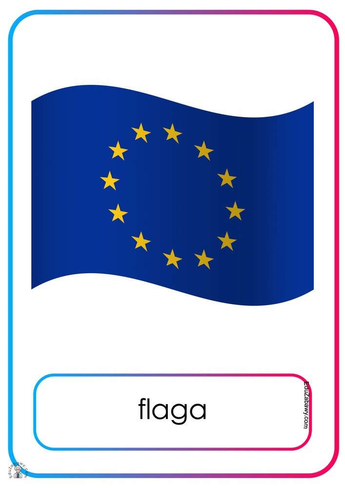 Plansze dydaktyczne: Symbole Unii Europejskiej