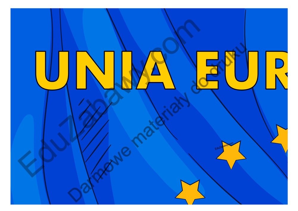 Plakat: Unia Europejska