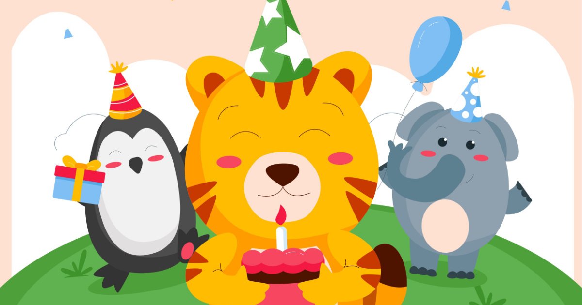 Plakat ze zwierzątkami