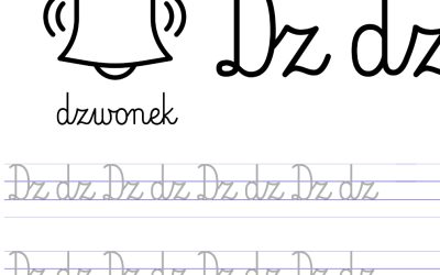 Nauka pisania dwuznaku dz