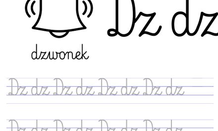 Nauka pisania dwuznaku dz