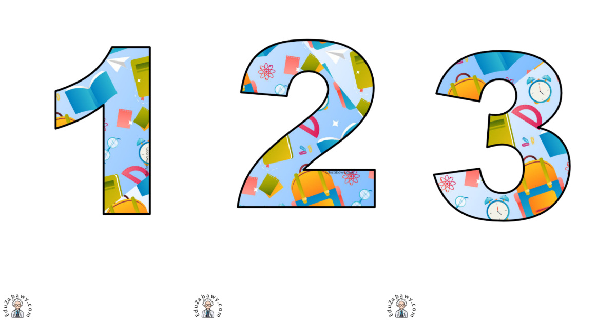 Plecaki: Cyfry i znaki specjalne