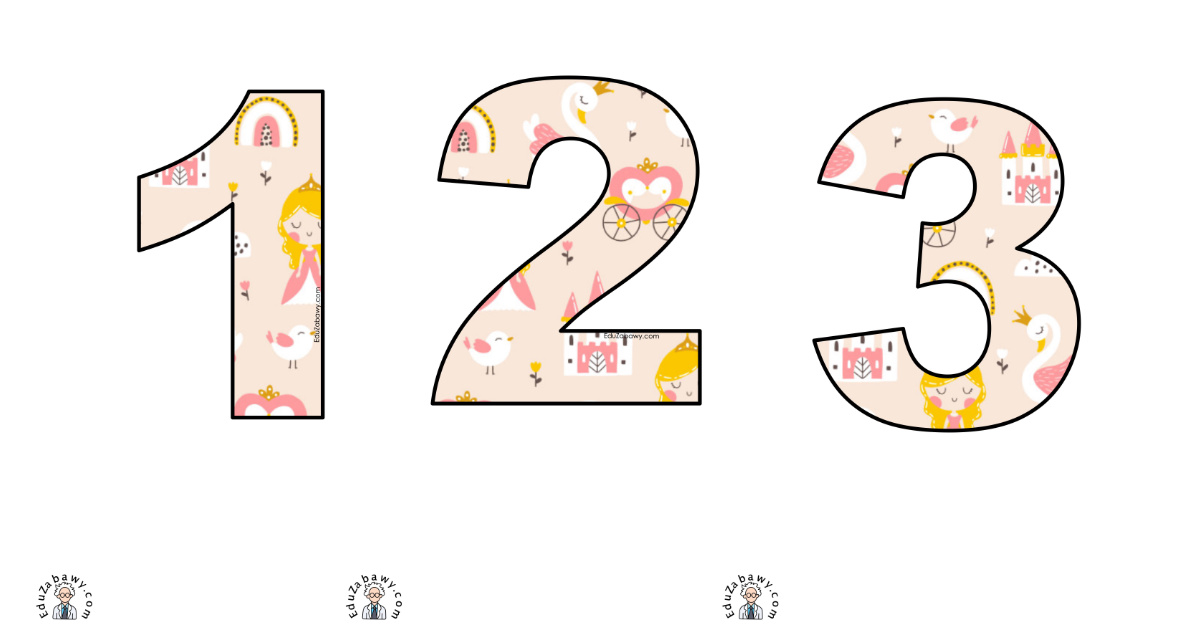 Księżniczki: Cyfry i znaki specjalne