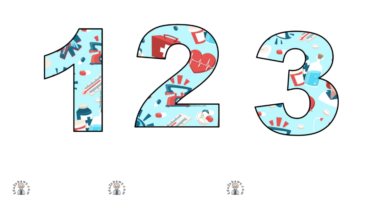 Pielęgniarka: Cyfry i znaki specjalne