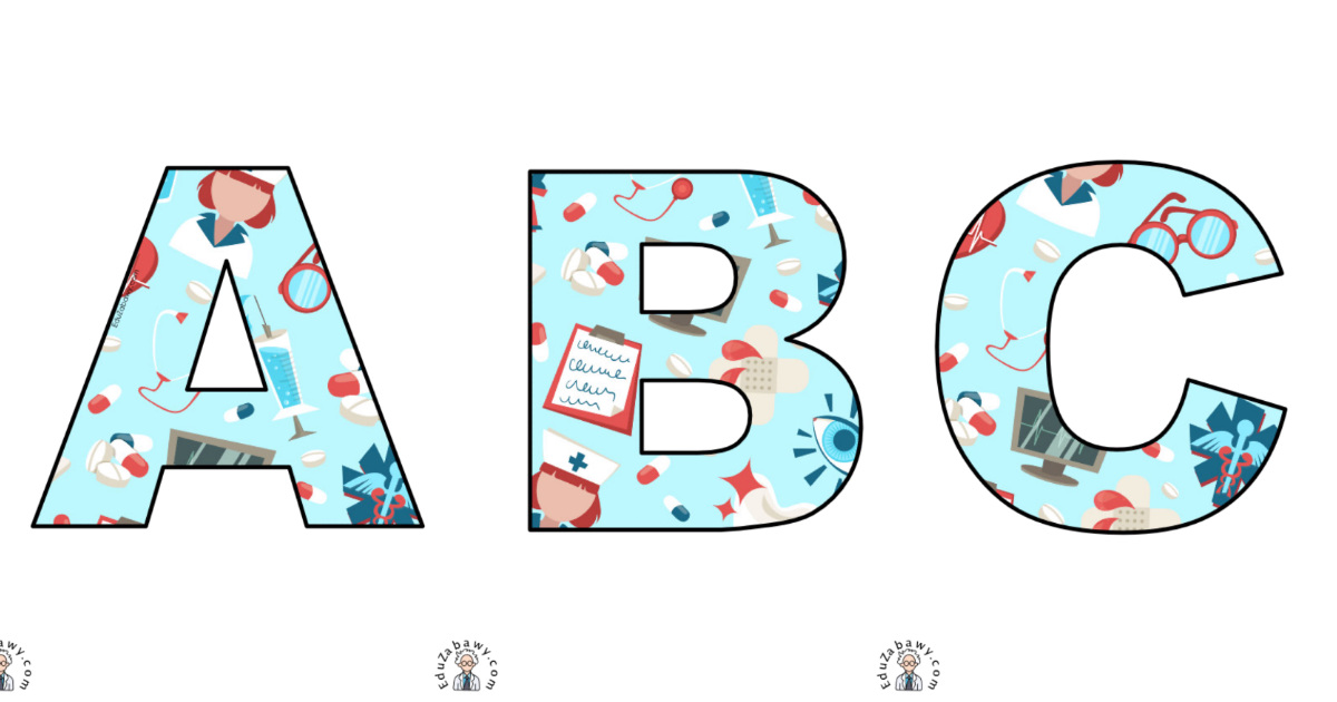 Pielęgniarka: litery duże