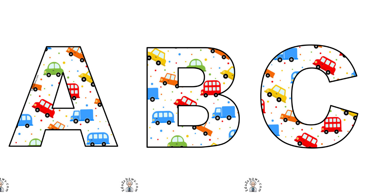 Samochody: litery duże