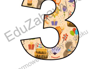 Zwierzęta na urodzinach: Cyfry i znaki specjalne 42