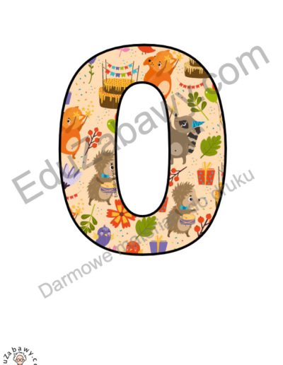 Zwierzęta na urodzinach: Cyfry i znaki specjalne 2