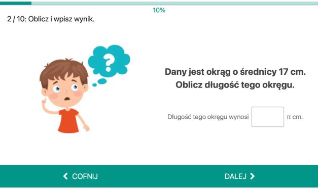 Symetrie, koła, okręgi: ćwiczenia, zadania i quizy dla klasy 8, 7