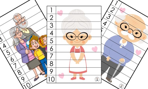Puzzle 10 elementów: Dzień Babci i Dziadka