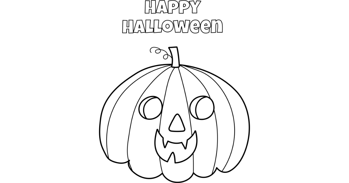 Kolorowanka: Kartka na Halloween