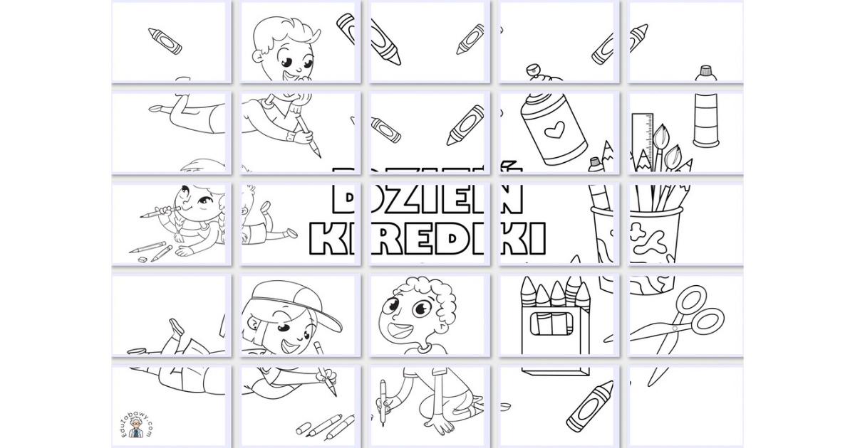 Kolorowanki 3XL: Dzień kredki