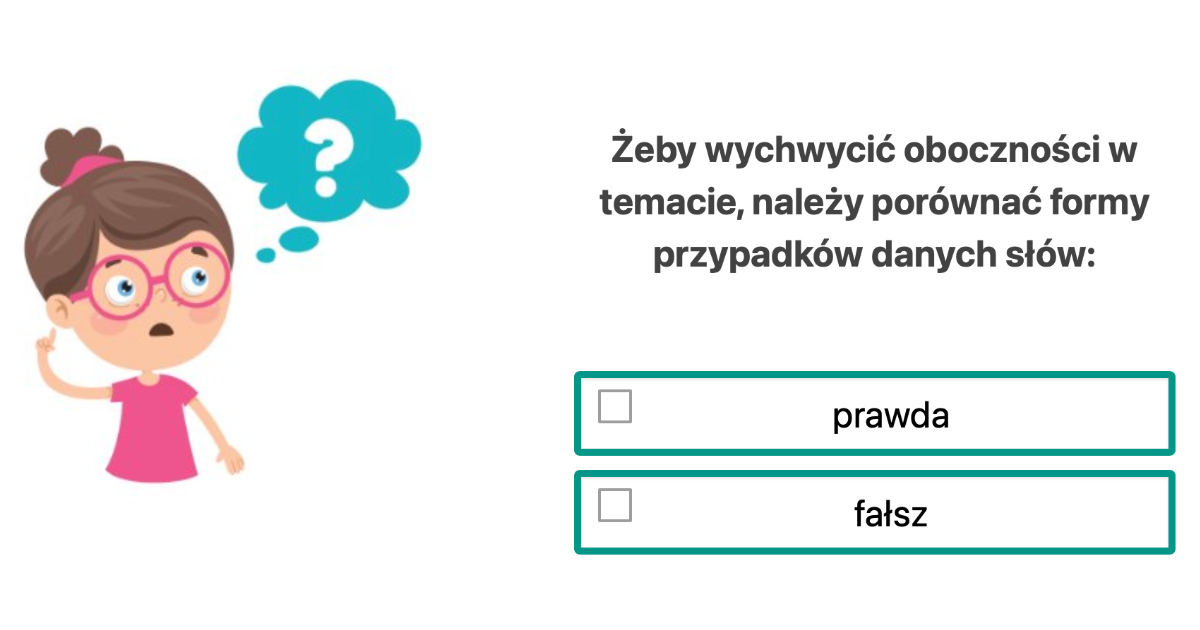 Quiz: Oboczności