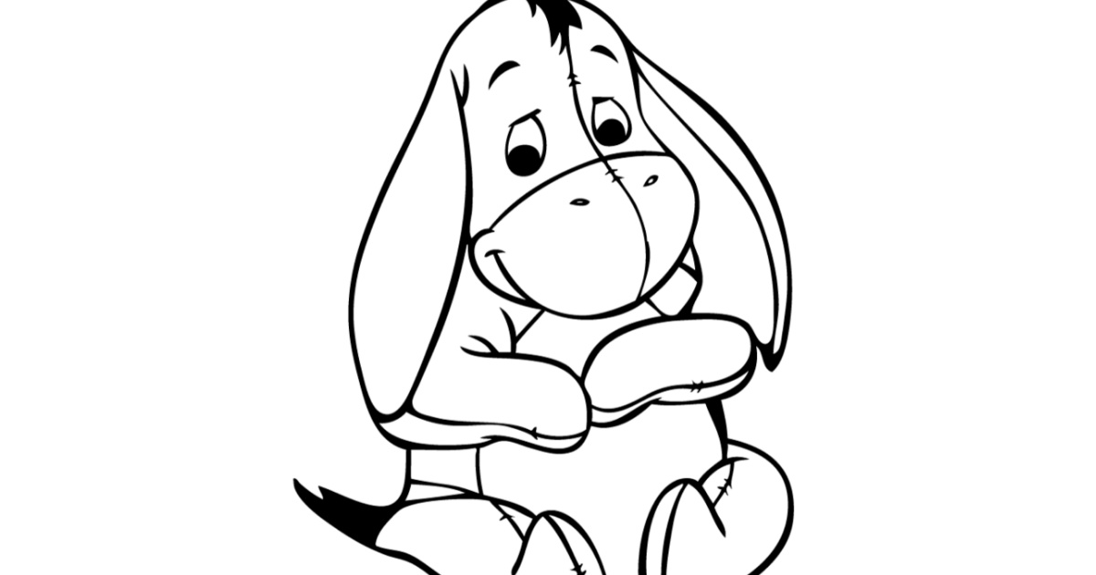 Kolorowanka do druku: Kłapouchy