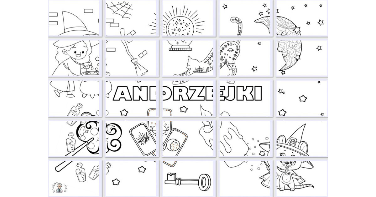 Kolorowanki 3XL: Andrzejki